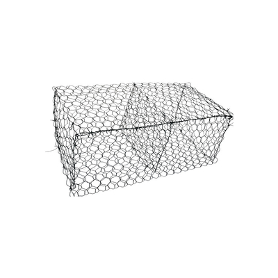 Des paniers hexagonaux en gabions tressés en alliage galvanisé pour le support de géogrides de construction