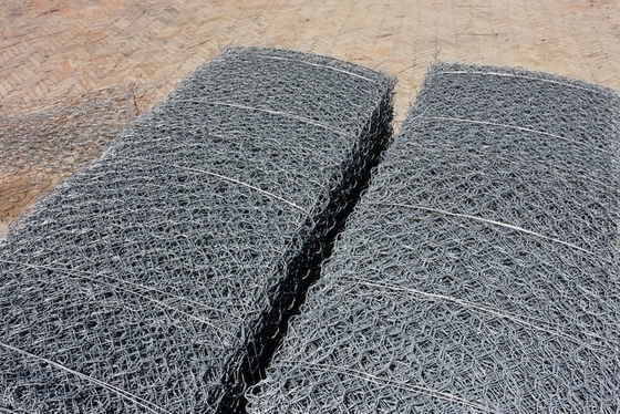 Personnalisation Galvanisée en alliage Gabion Corbeille haute résistance à la corrosion