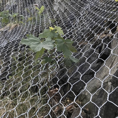 Galfan galvanisé alliage Gabion panier zinc-10% AL revêtement de fil de fer barbelé