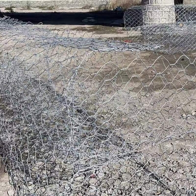 Des paniers de gabions galvanisés en alliage galfan avec revêtement en PVC RAL Standard