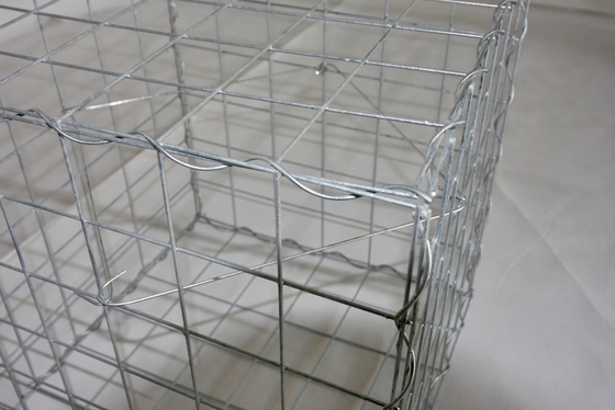 Gabions galvanisés en alliage résistance à la traction boîtes de gabions soudés