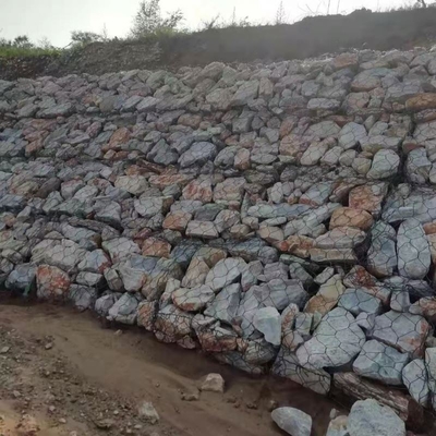 Gabion galvanisé galvanisé avec résistance à la traction 350-550N/mm2 point soudé par fil d'alliage de 3,0 mm