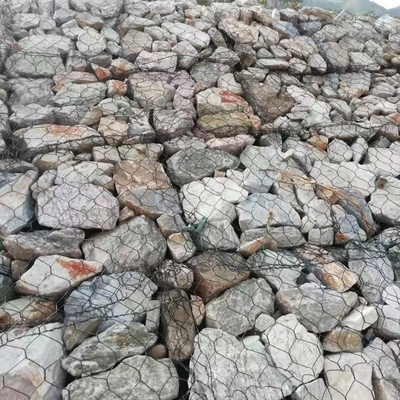 Gabion galvanisé galvanisé avec résistance à la traction 350-550N/mm2 point soudé par fil d'alliage de 3,0 mm