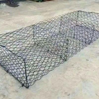 Paroi de support en gabion galvanisé soudé à l'endroit