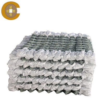 Résistance à la rouille en plastique revêtu de fer chaîne de liaison de clôture de maillage personnalisation