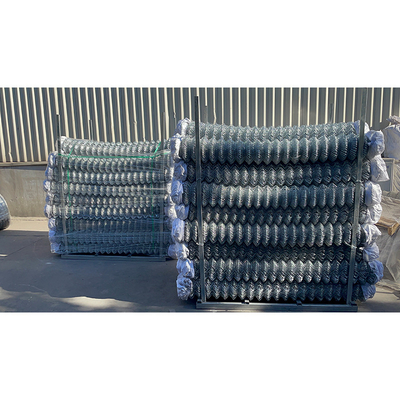 Maillage de chaîne de fil de fer galvanisé avec revêtement en PVC pour clôture de jardin