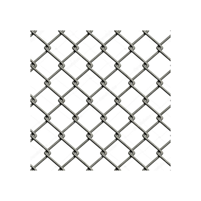 Maillage de chaîne de fil de fer galvanisé avec revêtement en PVC pour clôture de jardin