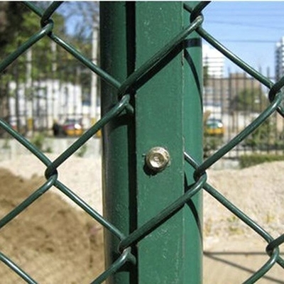 Clôture en chaîne tissée avec fil d'alliage pour la sécurité industrielle