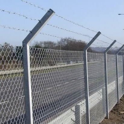 Système de clôture tissée en acier galvanisé en alliage de fil de chaîne