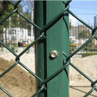 Résistance à la traction Système de clôture tissée en acier galvanisé avec revêtement en alliage de zinc