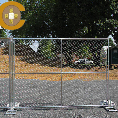 6 * 12ft professionnel robuste galvanisée clôture temporaire pour la sécurité