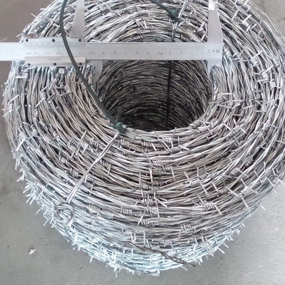 Coil de fil de fer barbelé galvanisé à rasoir unique