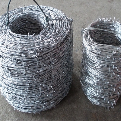 Coil de fil de fer barbelé galvanisé à rasoir unique