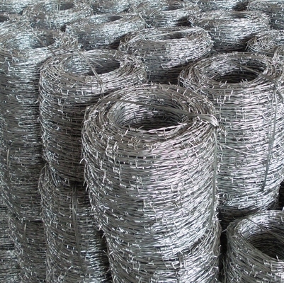 Coil de fil de fer barbelé galvanisé à rasoir unique