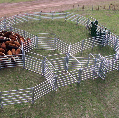 Panneaux de clôture de bétail standard en métal galvanisé pour les fermes de bétail