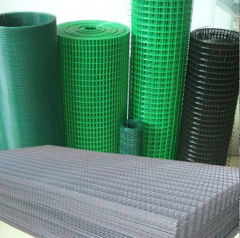3-8mm fil galvanisé ou revêtue de PVC clôture en treillis